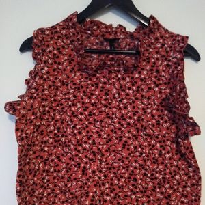 blouse whowhat wear size s and color red and and blak